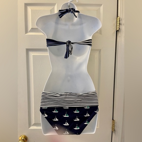 Tommy Bahama Halter Striped Sailboat 2-Piece Swt - Picture 3 of 8
